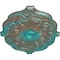 Ekena Millwork Pesaro Ceiling Medallion, Hand-Painted Copper Green Patina, 36"W x 26"H x 1 1/2"P CM36X26PECGS - alternate 2